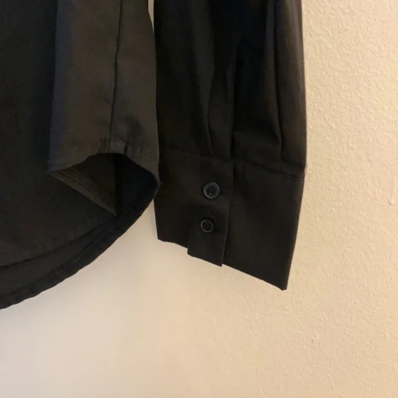 Rue 21 Black button down shirt - Picture 5 of 7